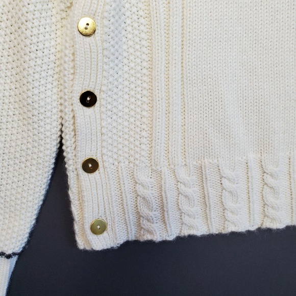 The Reeds X J. Crew Gold Button Wool Sweater - Picture 4 of 8